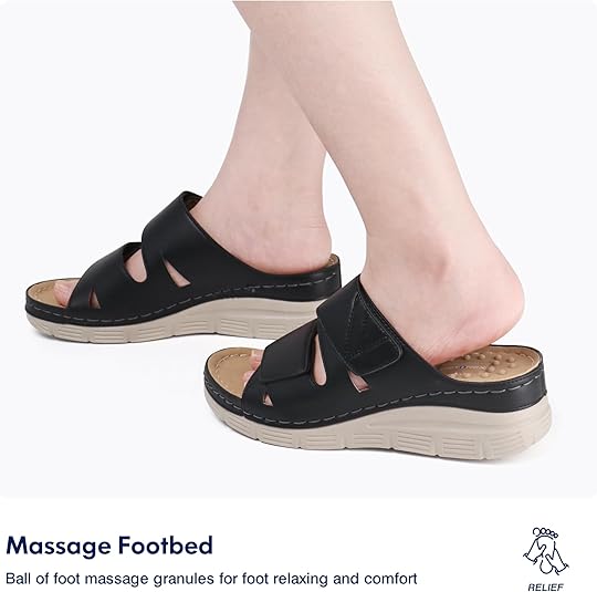 Ortho+rest Women Arch Support Slides Orthotic Walking Sandals Orthopedic Sandals