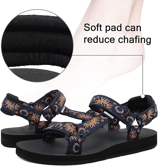 CIOR Women's Sport Sandals Hiking Sandals with Arch Support Yoga Mat Insole Outdoor Light Weight Water Shoes