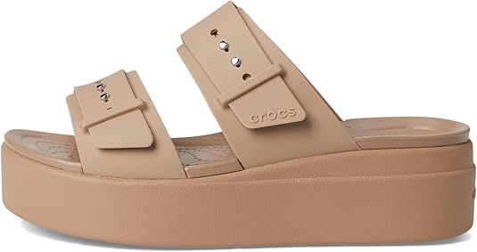 Crocs Women's Brooklyn Buckle Low Wedges