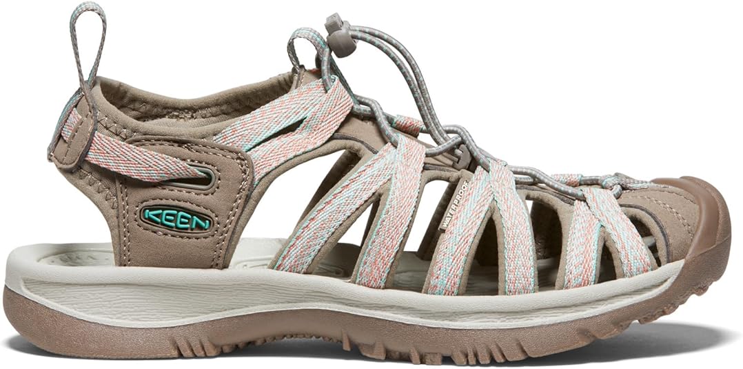 KEEN Women's Whisper Closed Toe Durable Comfortable Easy On Washable Adventure Sandals